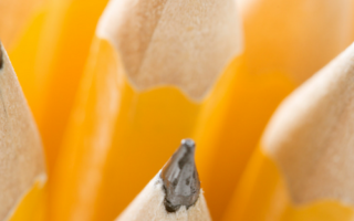 A bouquet of sharpened pencils