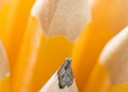 A bouquet of sharpened pencils