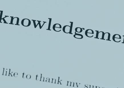 Acknowledgements graphic